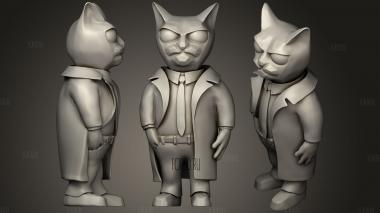 The Cat stl model for CNC